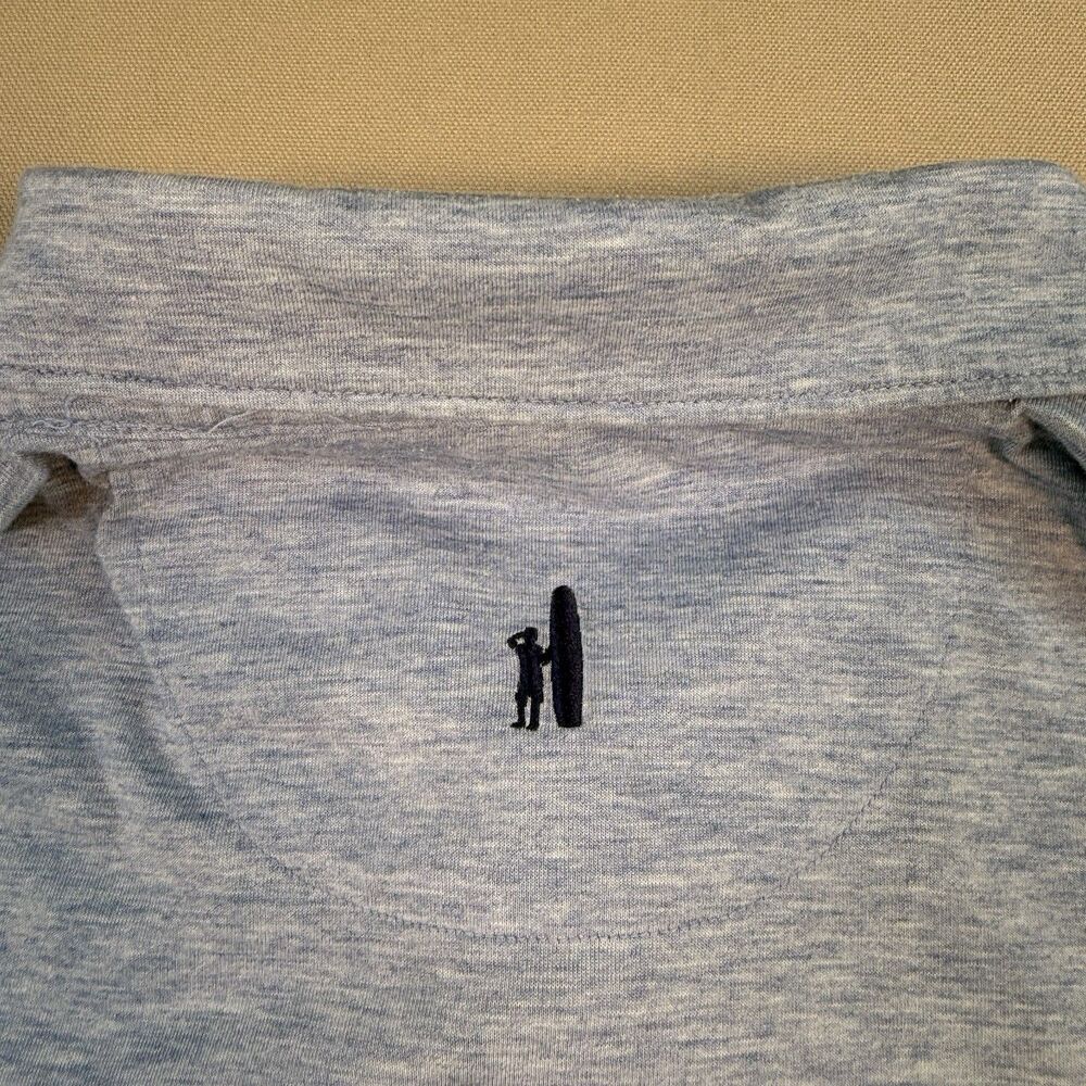 MEN'S JOHNNIE-O MADDOX POLO, SIZE: XL Heather Blue - Picture 2 of 7
